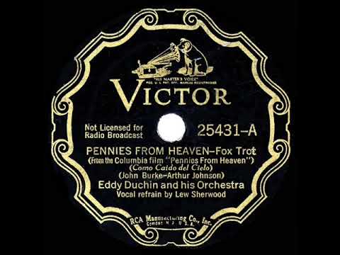1936 HITS ARCHIVE: Pennies From Heaven - Eddy Duchin (Lew Sherwood, vocal)
