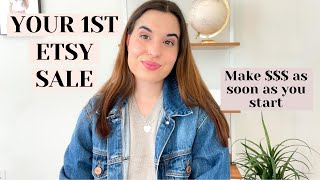 HOW TO MAKE YOUR FIRST SALE ON ETSY ✰ HOW LONG DOES IT TAKE? ✰ ETSY TIPS AND TRICKS