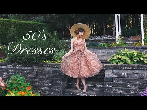 VINTAGE 1950's DRESSES: (Part 2) Lookbook