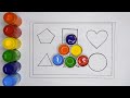 Learn Shapes And Colors Pentagon Square Heart Triangle Star Circle Shapes Toddler