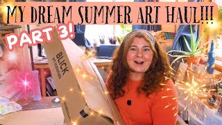 Dream Summer Art Haul Part 3!! SO Many Art Supplies!