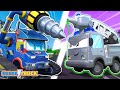 Super Drill Vs Robot Fire Truck Who Is The Strongest Cars Trucks Rescue For Kids
