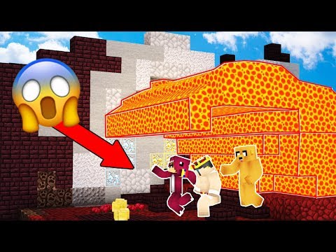 ¡LA CARRERA MAS TROLL DE MINECRAFT! 😱 TSUNAMI DE LAVA Y TRAMPAS EN DEATH RUN #5