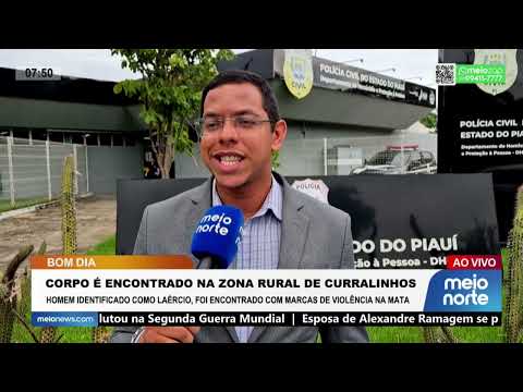 Corpo é encontrado na zona Rural de Curralinhos | Bom Dia