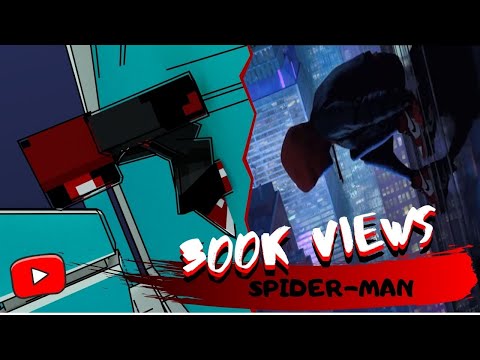 SPIDER-MAN : INTO THE SPIDER-VERSE "Jump Scene" - Minecraft Animation