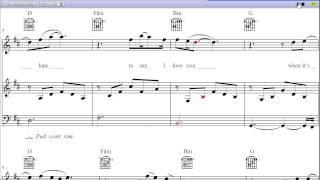Not In That Way by Sam Smith - Piano Sheet Music:Teaser