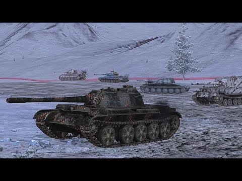 First game T 55A 3220 dmg - World of Tanks Blitz