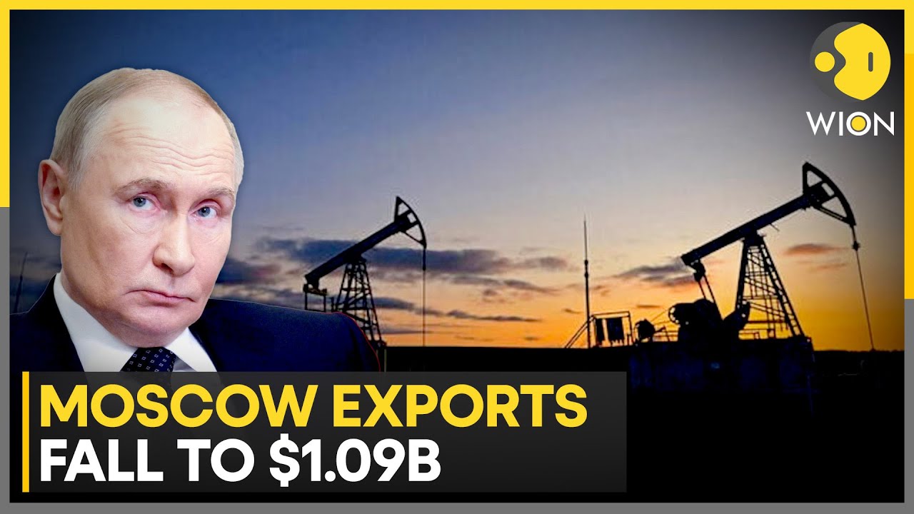 Russian Oil Export: Moscow Exports Fall to $1.09B Weekly as Oil Oversupply Hits War Economy | WION