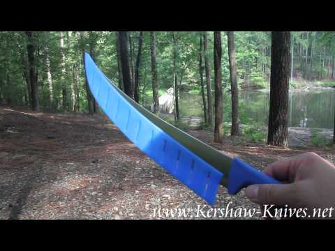 Kershaw Pro Grade Cimeter Knife 1282 - Video Demo