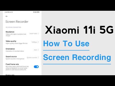 Xiaomi 11i 5G How To Use Screen Recording | Xiaomi 11i Screen Recording Kaise Kare