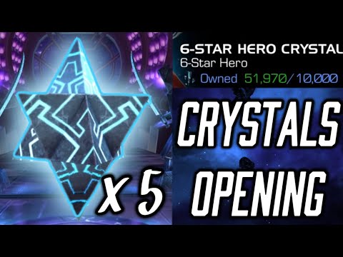 5x 6* Basic Crystals Opening!