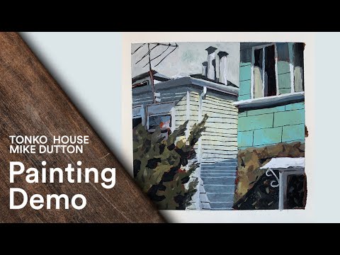 Watercolor: Mike Dutton's Painting Demo - Tonko School (#057)