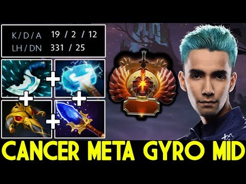 SUMAIL [Gyrocopter] Cancer Meta Gyro Mid with Dagger Build 7.22 Dota 2