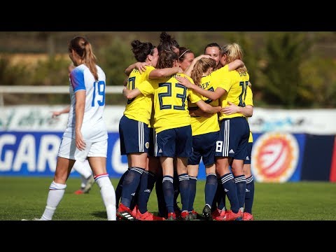HIGHLIGHTS | Scotland 4-1 Iceland | SWNT | Scotland Women's National Team | Algarve Cup