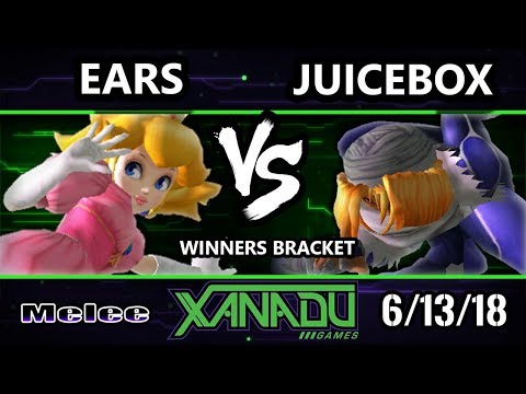 S@X 254 SSBM - Ears (Peach) Vs. Juicebox (Sheik) - Smash Melee Winners Bracket
