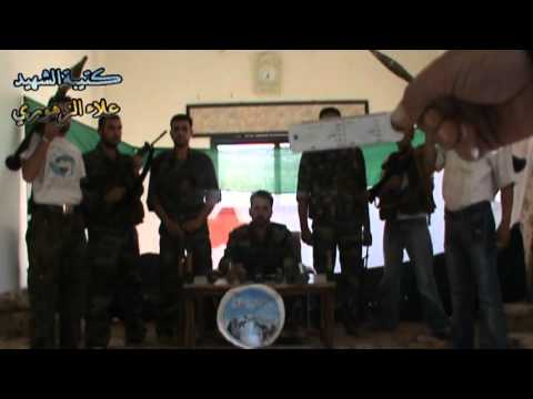 انشقاق أحد عناصر النظام برتبة مساعد أول وانضمامه الى كتيبة الشهيد علاء الزهوري في حمص