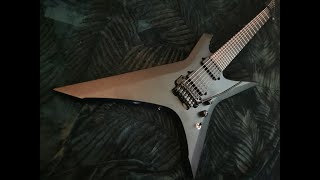 Video thumbnail for Ibanez Xiphos XPTB720-BKF Iron Label 7-String Guitar by Duncan Black