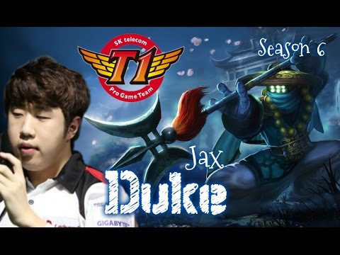 SKT T1 Duke JAX Top vs Lissandra - Patch 5.24 KR | League of Legends