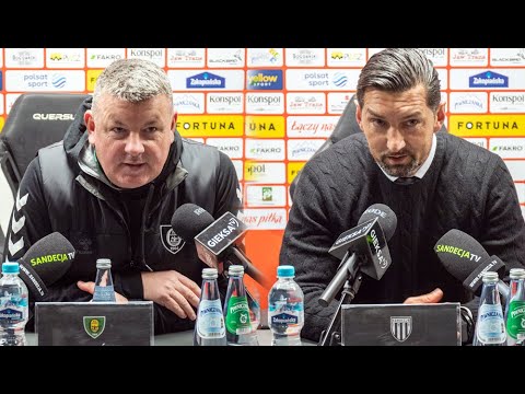 2022-02-27 Sandecja - GKS Katowice 1-1 (0-1), pomeczowa konferencja prasowa