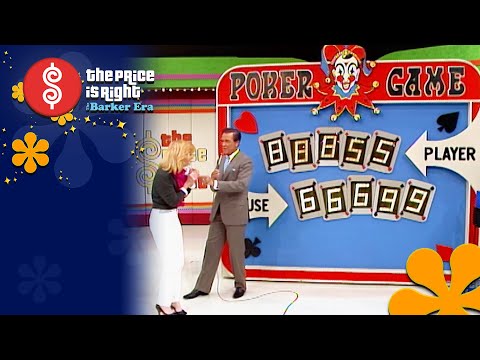 Contestant Hopes to Make a Better Hand Than the House Playing POKER GAME! - The Price Is Right 1984