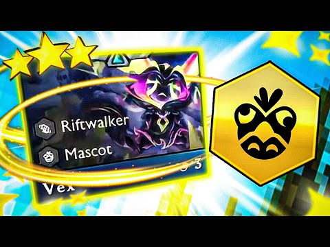 3 STAR VEX IS TOO BROKEN!! 6 MASCOT TEAM COMP  | Teamfight Tactics Set 8.5
