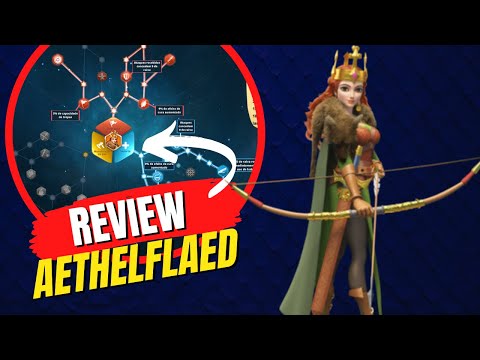 REVIEW COMPLETA DA AETHELFLAED - ARVORE DE TALENTOS, EQUIPAMENTOS, COMBINAÇÕES - RISE OF KINGDOMS