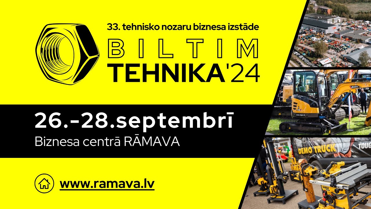 Tiešraides ieraksts no 26.septembra - BILTIM TEHNIKA 2024, diskusiju un semināru programma