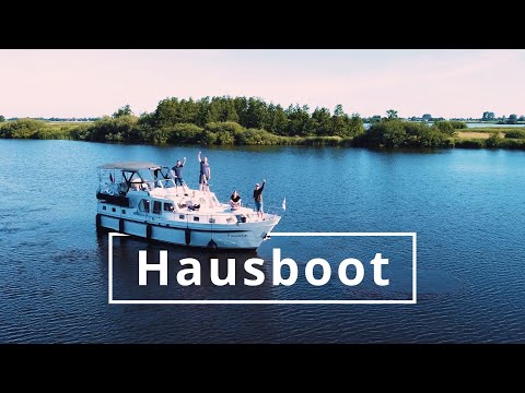 Mit dem Hausboot durch Friesland | Niederlande I Boat trip | Führerscheinfrei | GoPro - Mavic Mini