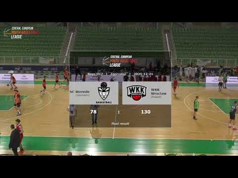 CEYBL U17, 21. 12. 2025, SC Weende - WKK Wroclaw