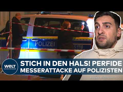 Video Thumbnail: BERLIN: Messerangriff auf Berliner Polizisten – Beamter aus Neukölln schwebt in Lebensgefahr!