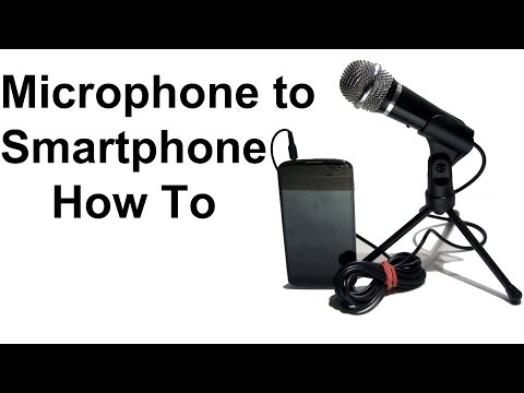 How to connect an external Microphone to your Smartphone