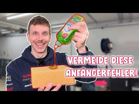 5 Anfängerfehler bei der Autowäsche 🚗 – Profi-Tipps für ein sauberes Auto! 🧽