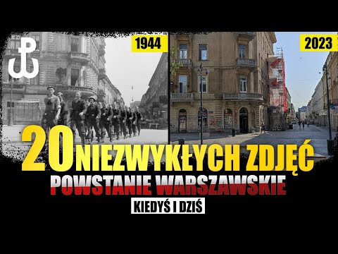 Kiedyś i dziś 20 Niezwykłych zdjęć | Then and now 20 Amazing photos | Warszawa 1944