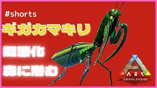 『ARK：MOD』ギガカマキリをテイム！森に擬態化　#Shorts 恐竜追加MOD/ARK