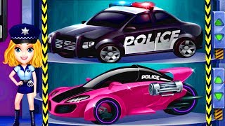 Police Car Patrol Kids Games with Police Girl Superhero Chase Game to Catch the Robber