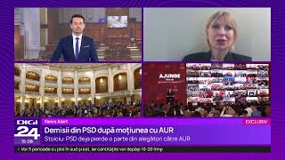 Stoiciu: Aș fi demisionat și dacă PSD ar fi votat o moțiune AUR. Alianța va crea mai multă confuzie
