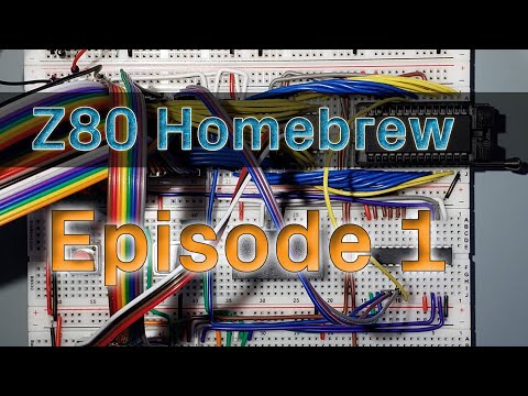 Z80 Homebrew - Testing the CPU - Ep1