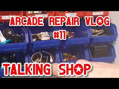 Arcade Vlog #11: Upcoming Repairs, and Progress On The Workbench Upgrade