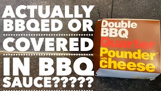 NEW McDonald's Double BBQ Quarter Pounder With Cheese Review