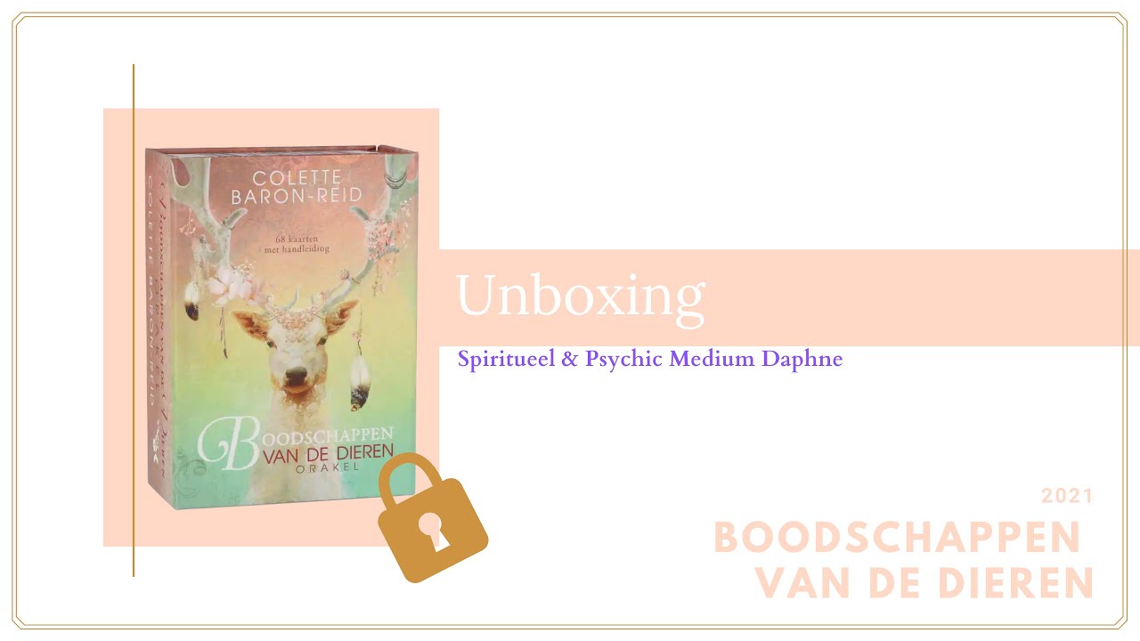 Unboxing Boodschappen van de dieren Orakel