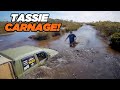 MUD OVER THE SEATS Nothing To Winch Off For 50m How Do We Get Out