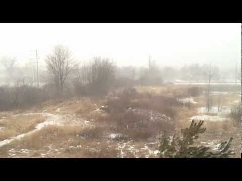 Kingston Snow Squall - January 19, 2012