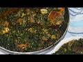 NIGERIAN VEGETABLE SOUP. THE ONLY VEGETABLE SOUP RECIPE YOU NEED. UGU AND WATER LEAF. EDIKANG IKONG