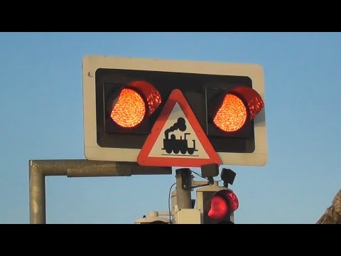 Irish Rail 22000 Class Intercity Train - Slaney Bridge Level Crossing, Wexford