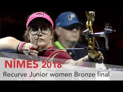 Elia Canales v Maria Pitarch – recurve junior women's bronze final | Nimes 2018