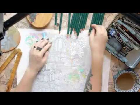 The Magical City Colouring Activity Books