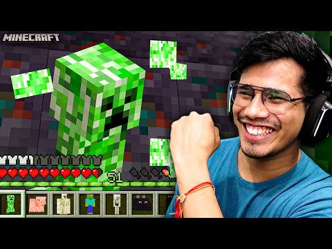 Anshu Bisht - Minecraft, But You Can Eat Mobs