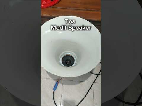 TOA ASLI VS TOA MODIF #toa #speaker #ceksound #middle #tulup #miniatursoundsystem #soundminiatur