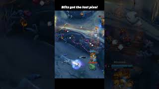 Riot bless you blitz👊 got the last pixel #leagueoflegends #lol