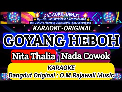 GOYANG HEBOH - KARAOKE - NADA PRIA ( O.M.Rajawali Music ‎@karaoke-dendy  )